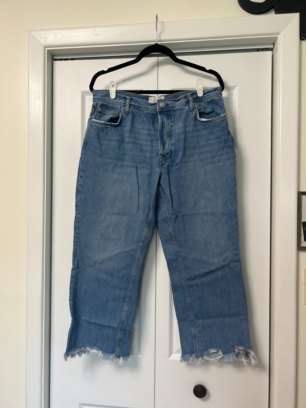 Free People Raw Hem Jeans